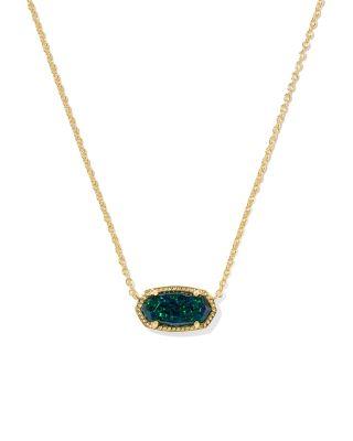 Elisa Kyrocera Opal Stone Pendant Necklace by KENDRA SCOTT
