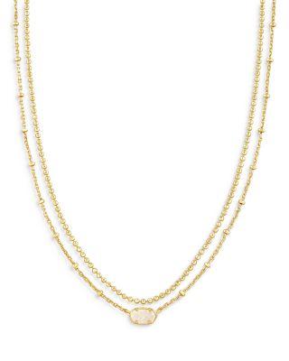 Emilie Mother of Pearl Layered Necklace by KENDRA SCOTT