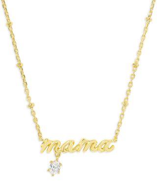 Mama Crystal Short Pendant Necklace by KENDRA SCOTT