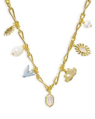 Melody Mixed Stone Charm Necklace by KENDRA SCOTT