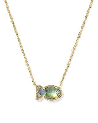 Parker Fish Pendant Necklace by KENDRA SCOTT