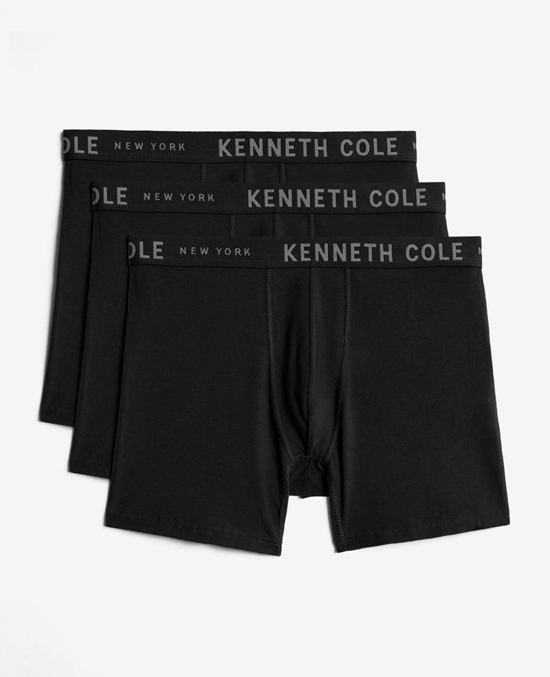 Kenneth Cole | 100% Cotton Boxer Brief 3-Pack by KENNETH COLE