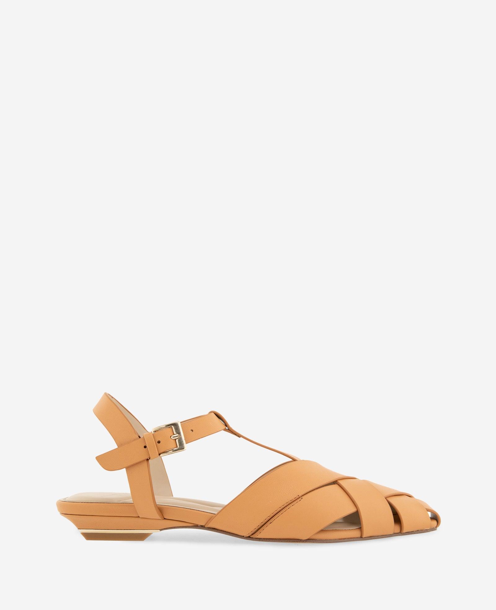 Kenneth Cole | Bindy Woven Leather T-Strap Sandal by KENNETH COLE