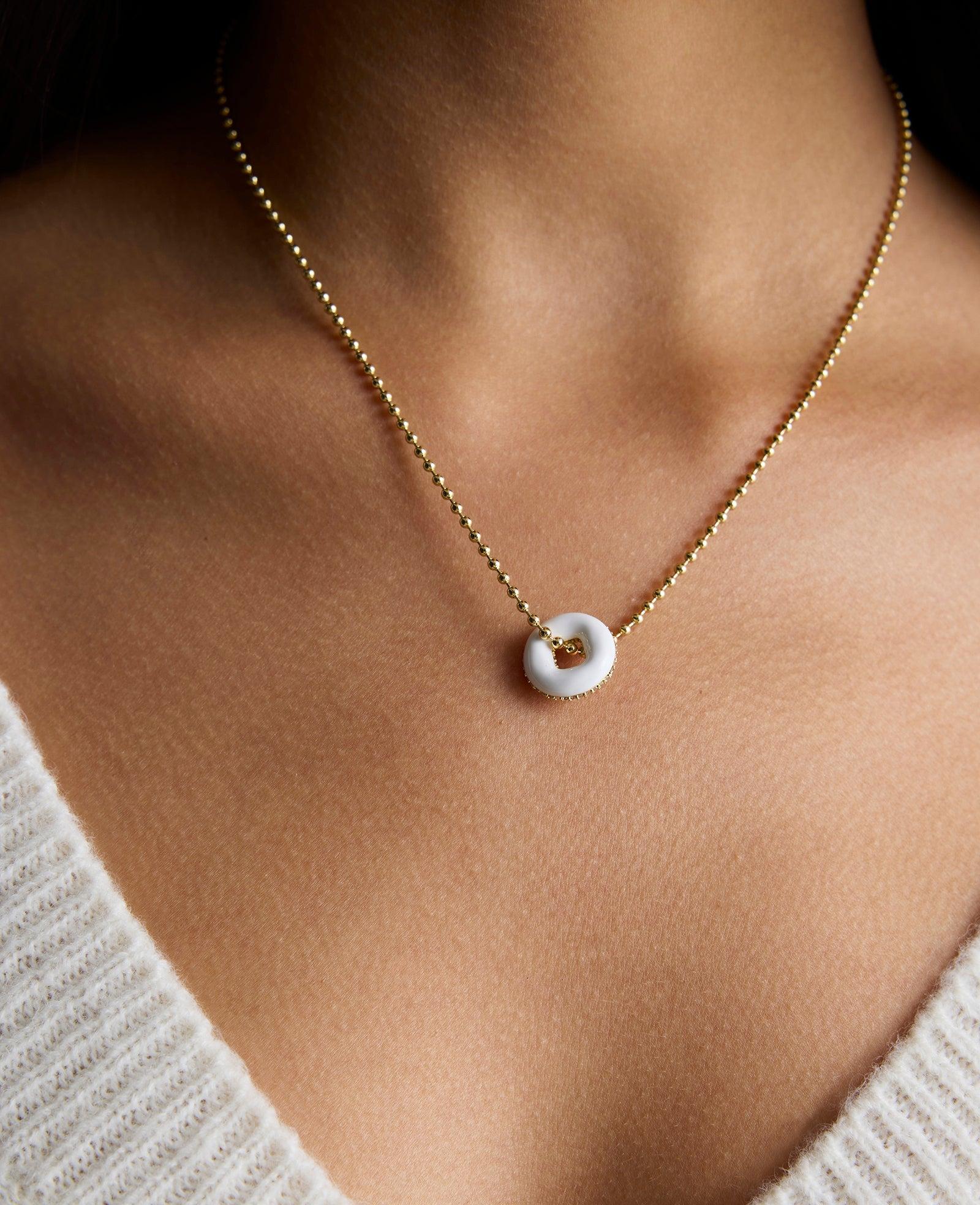 Kenneth Cole | Bonbonwhims Mental Health Coalition Charm Necklace - White by KENNETH COLE