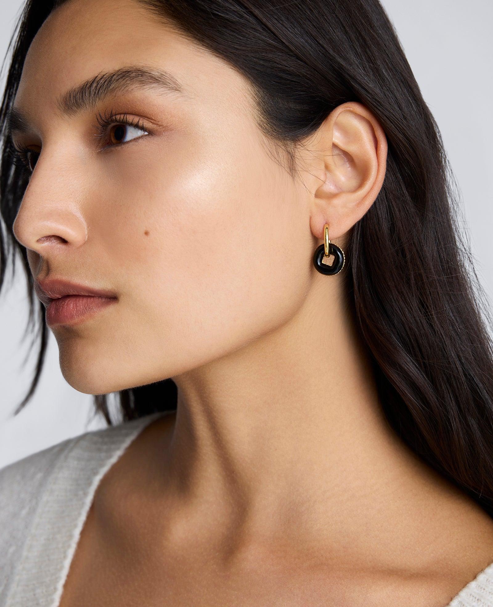 Kenneth Cole | Bonbonwhims Mental Health Coalition Earring - Black by KENNETH COLE