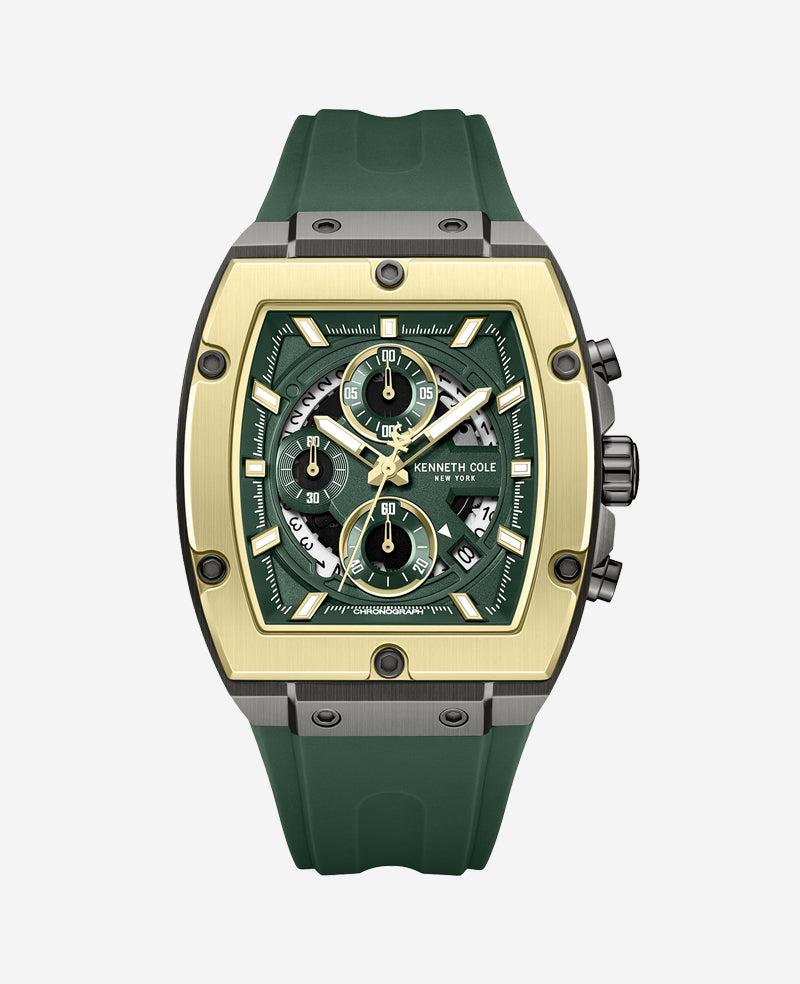 Kenneth Cole | Chronograph Sport Silicone Watch by KENNETH COLE