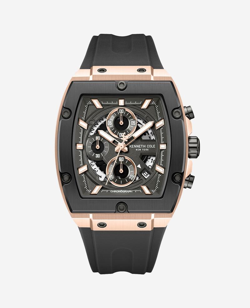 Kenneth Cole | Chronograph Sport Silicone Watch by KENNETH COLE