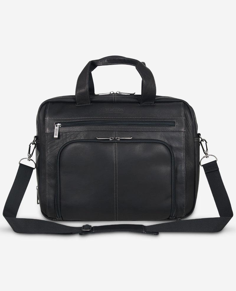 Kenneth Cole | Colombian Leather Top Zip Messenger Bag by KENNETH COLE