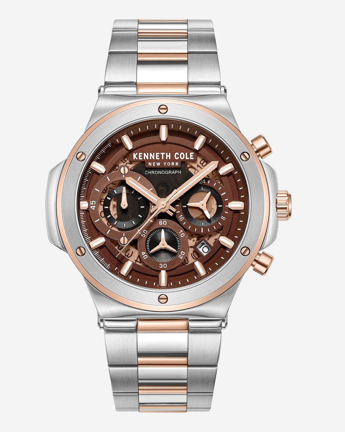 Kenneth Cole | Contrast Dress Sport Watch by KENNETH COLE