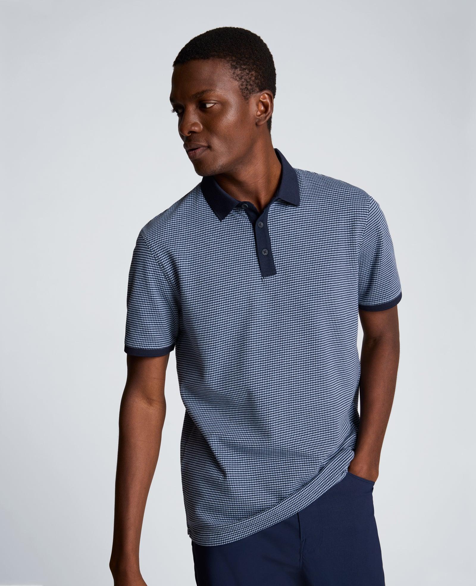 Kenneth Cole | Contrast Placket Button Polo by KENNETH COLE