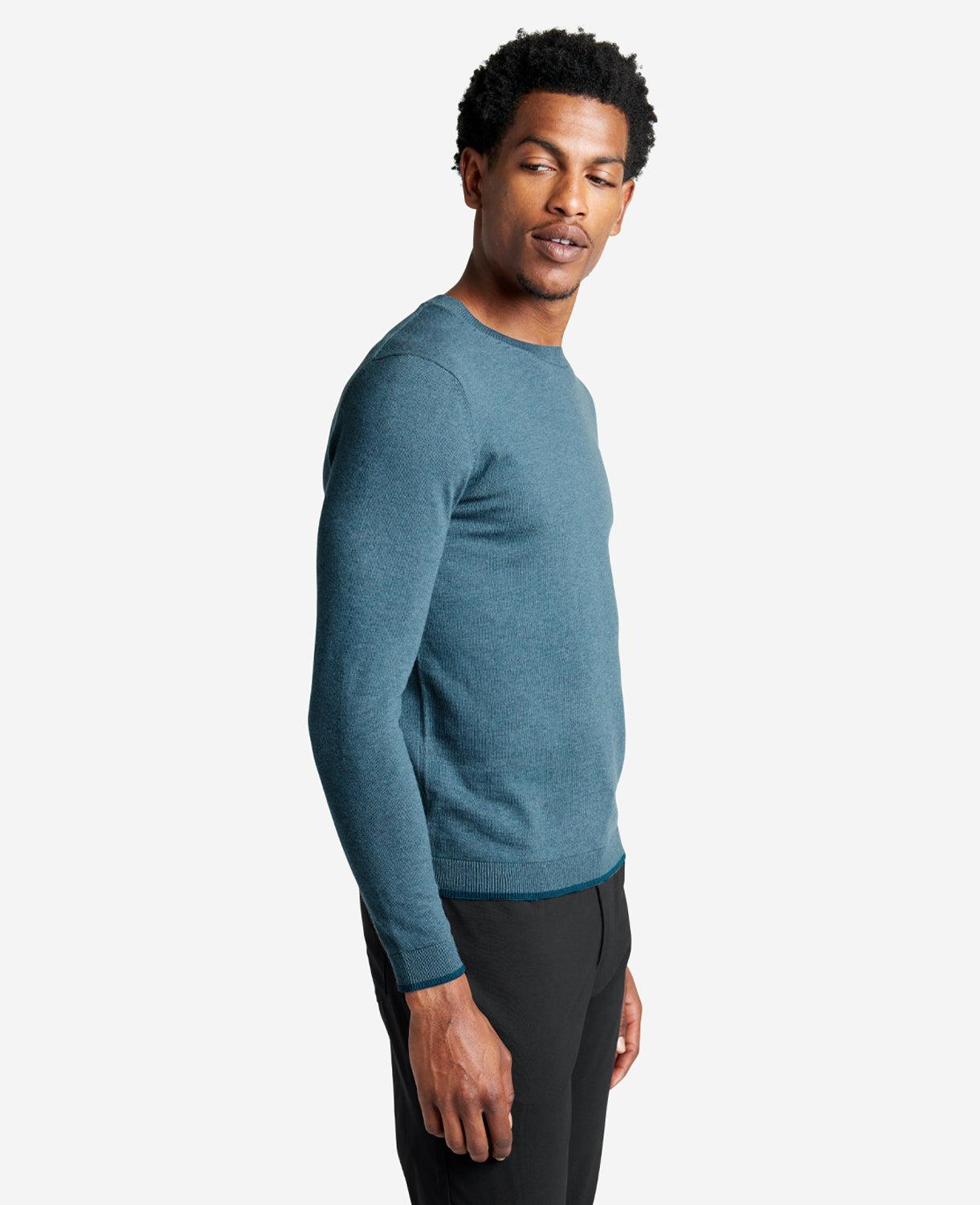 Kenneth Cole | Crew Neck Sweater With Tipping Details by KENNETH COLE