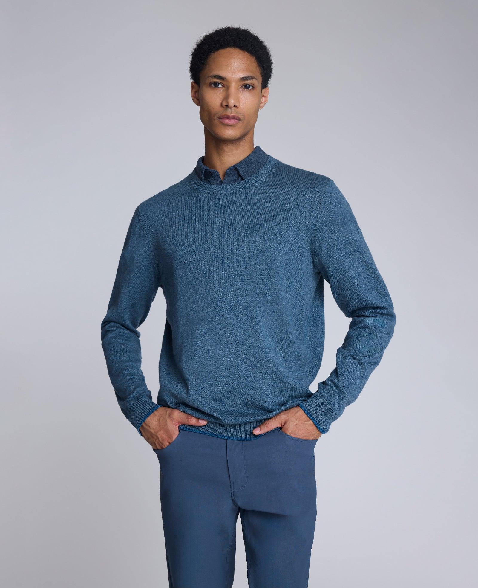 Kenneth Cole | Crewneck Sweater With Tipping Details by KENNETH COLE