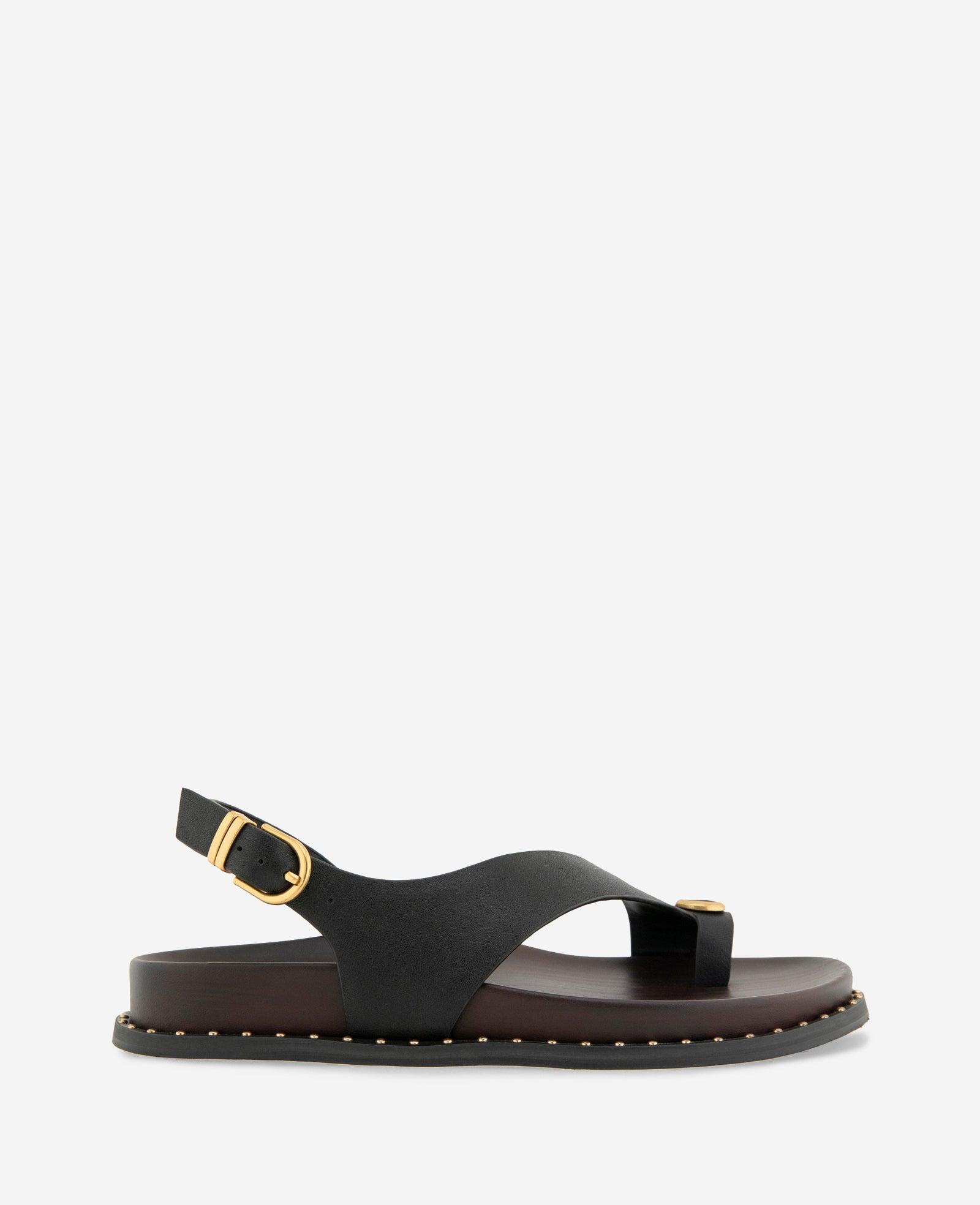 Kenneth Cole | Dixon Leather Toe Ring Buckle Sandal by KENNETH COLE