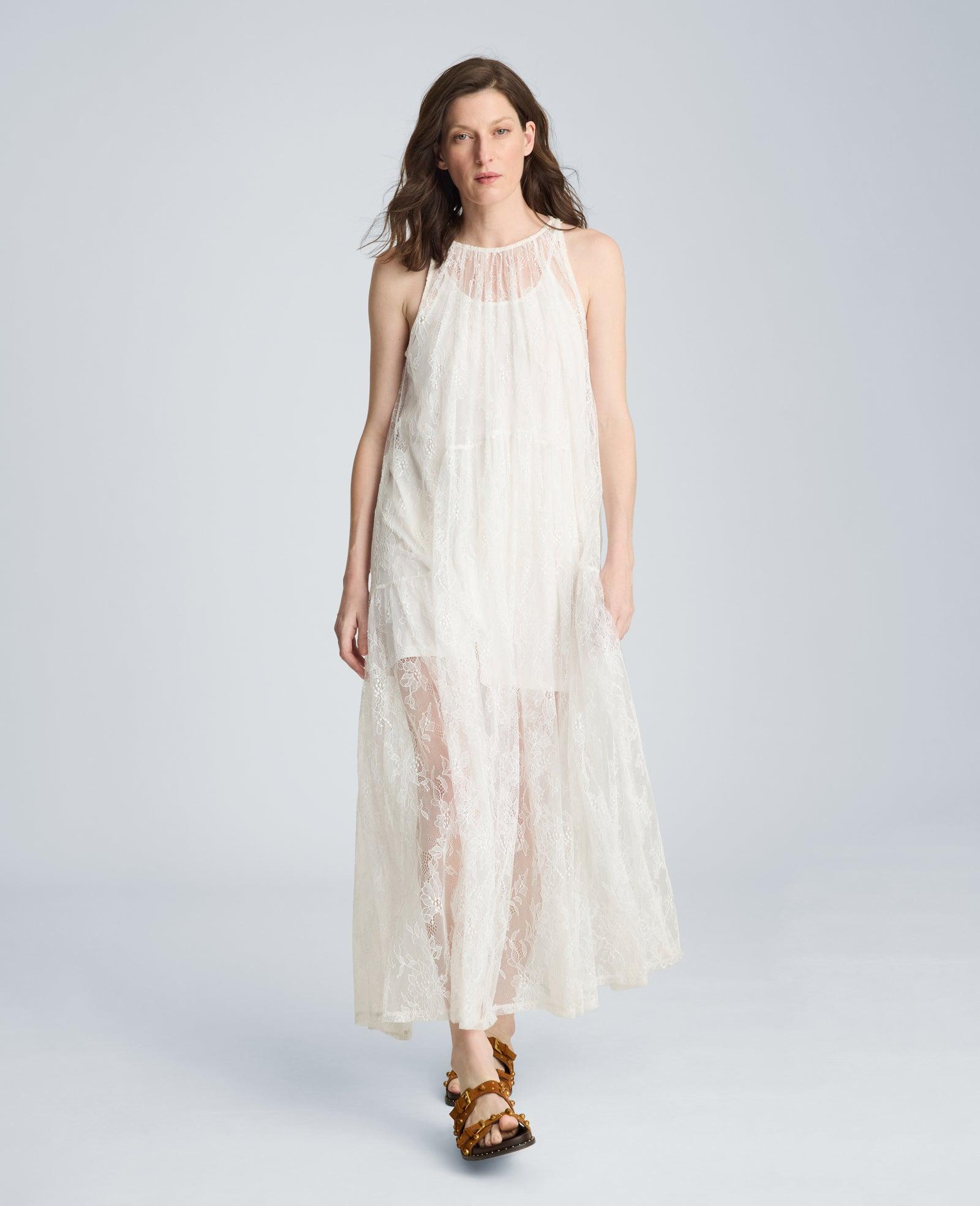 Kenneth Cole | Gathered Halter Maxi Dress by KENNETH COLE