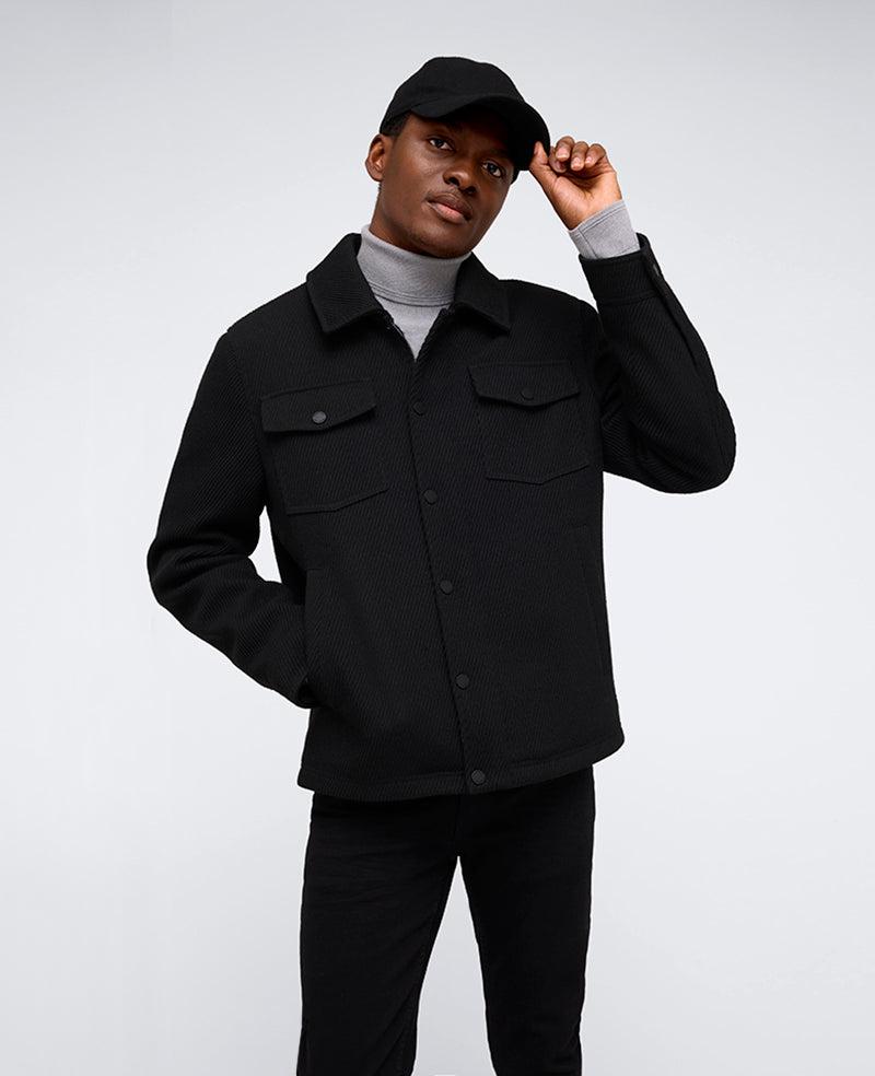 Kenneth Cole | Heavyweight Twill Trucker Jacket by KENNETH COLE