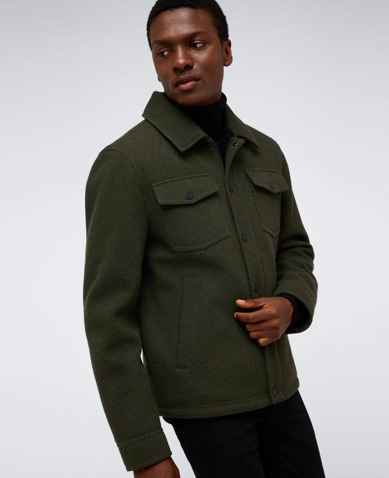 Kenneth Cole | Heavyweight Twill Trucker Jacket by KENNETH COLE