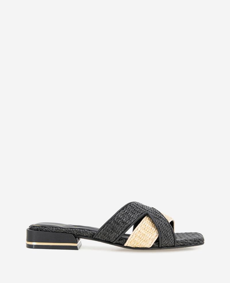 Kenneth Cole | Issa Raffia Two Tone Sandal by KENNETH COLE