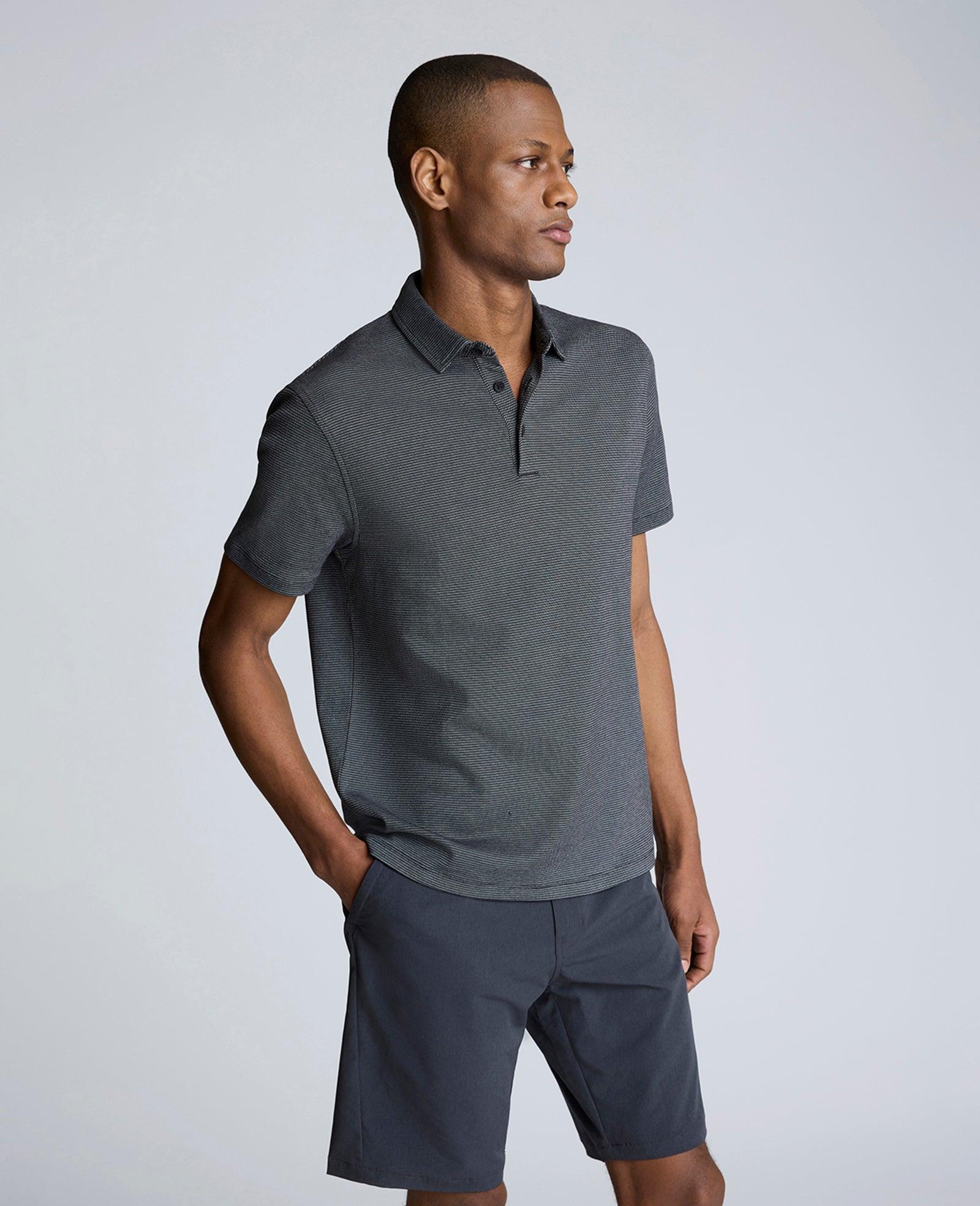 Kenneth Cole | Knit Two-Toned Button Polo by KENNETH COLE