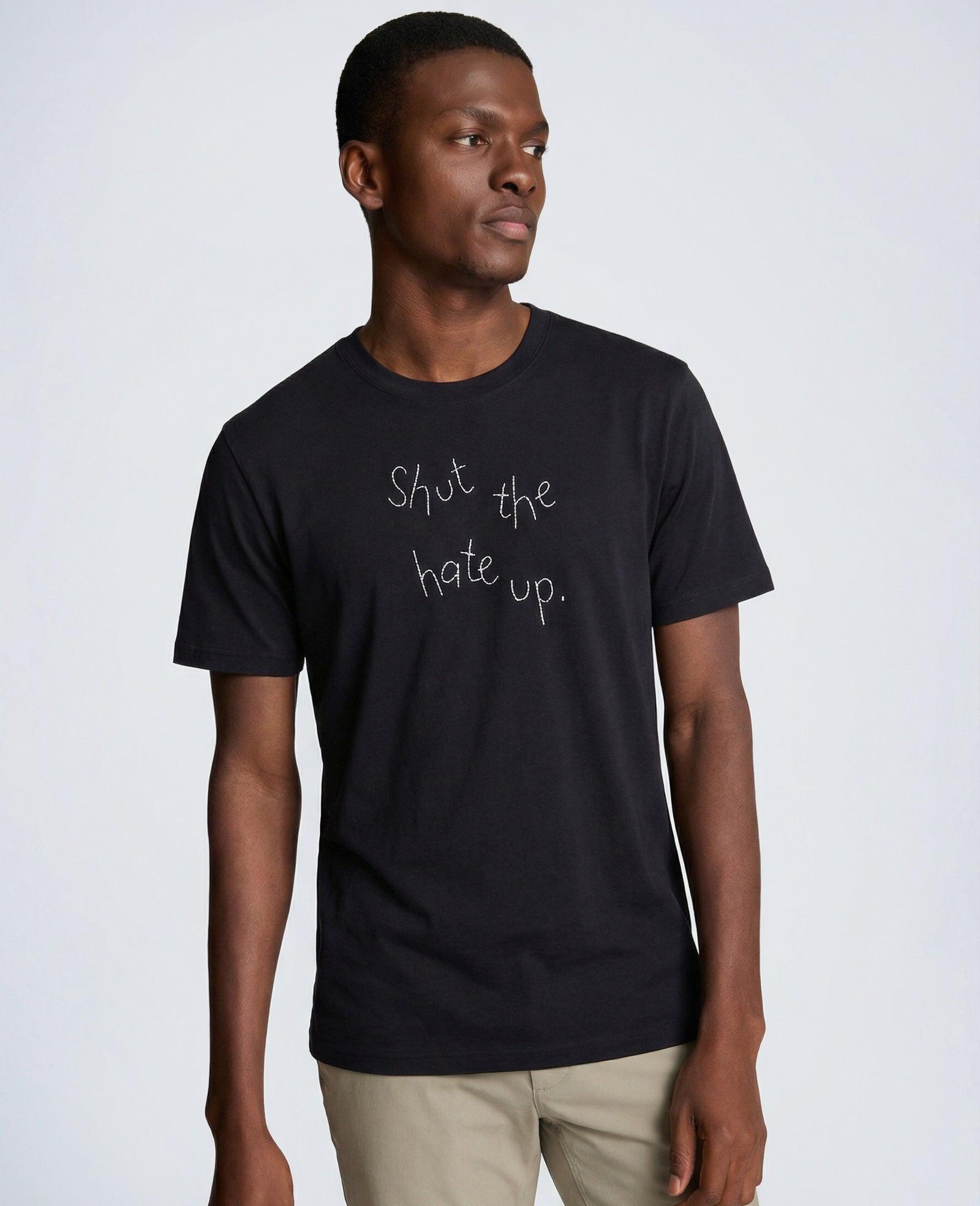 Kenneth Cole | Lingua Franca Shut The Hate Up Unisex Tee by KENNETH COLE