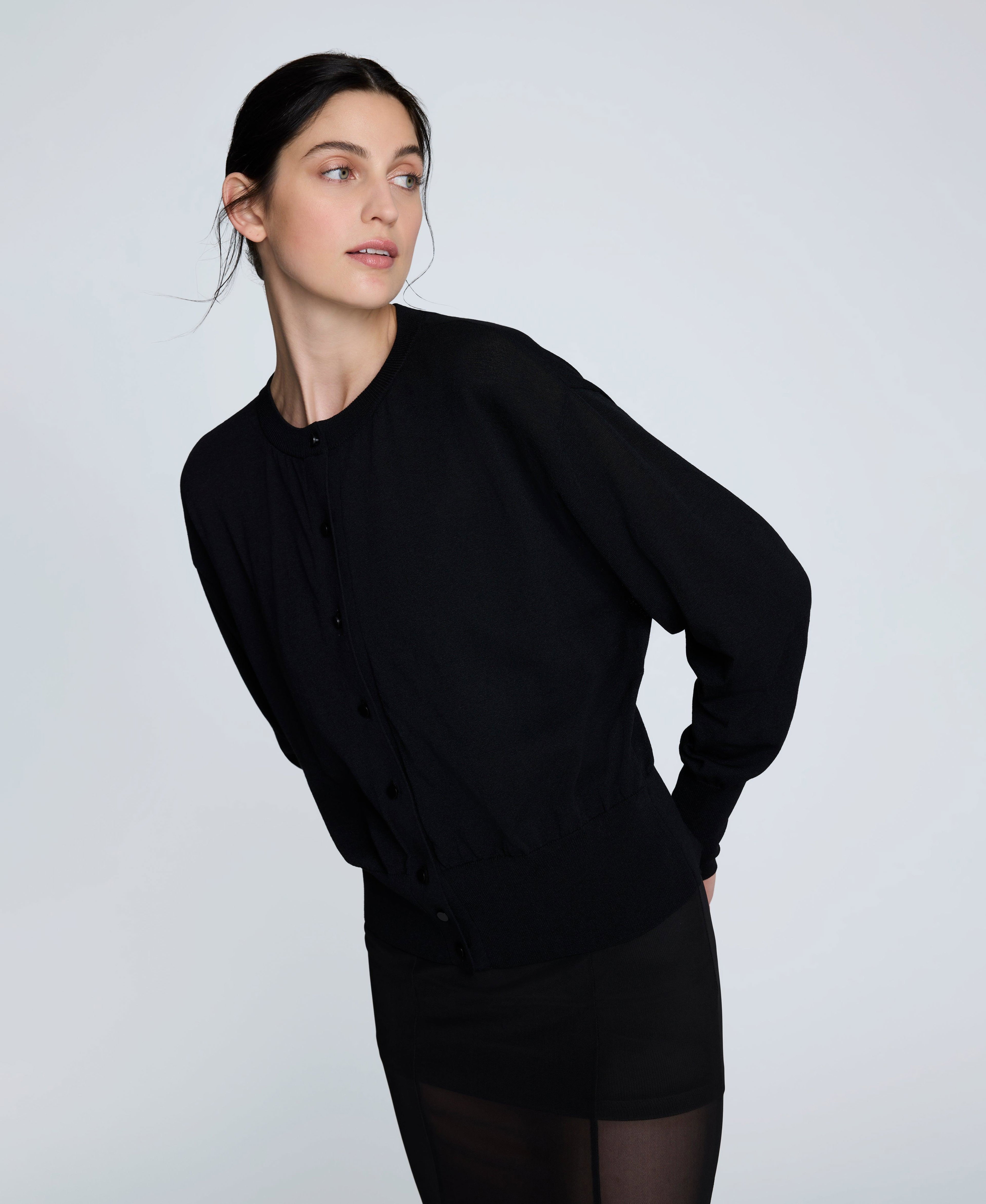 Kenneth Cole | Long Sleeve Button Front Cardigan by KENNETH COLE