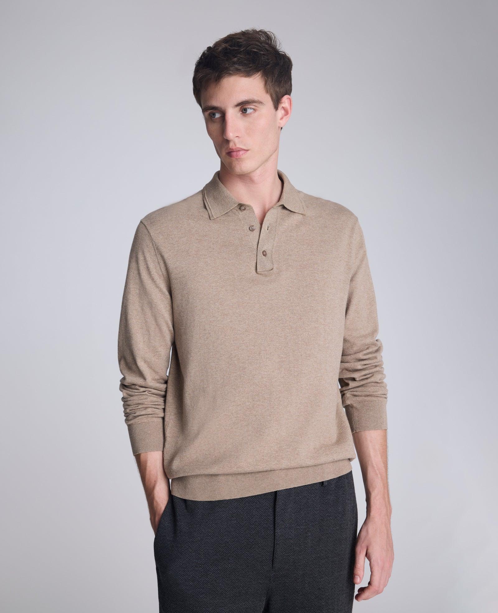 Kenneth Cole | Long Sleeve Button Sweater Polo by KENNETH COLE