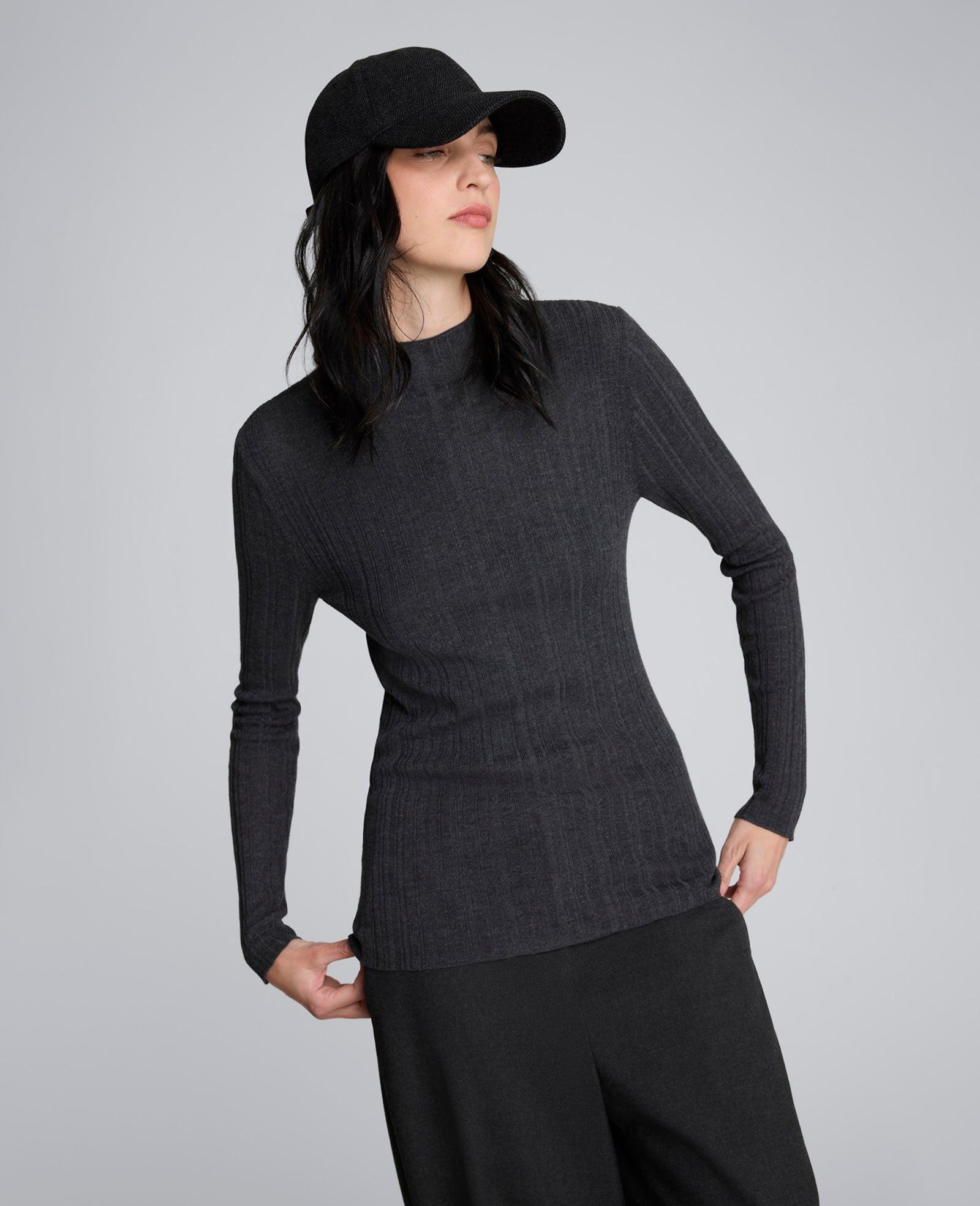 Kenneth Cole | Long Sleeve Ribbed Mock Neck Sweater by KENNETH COLE