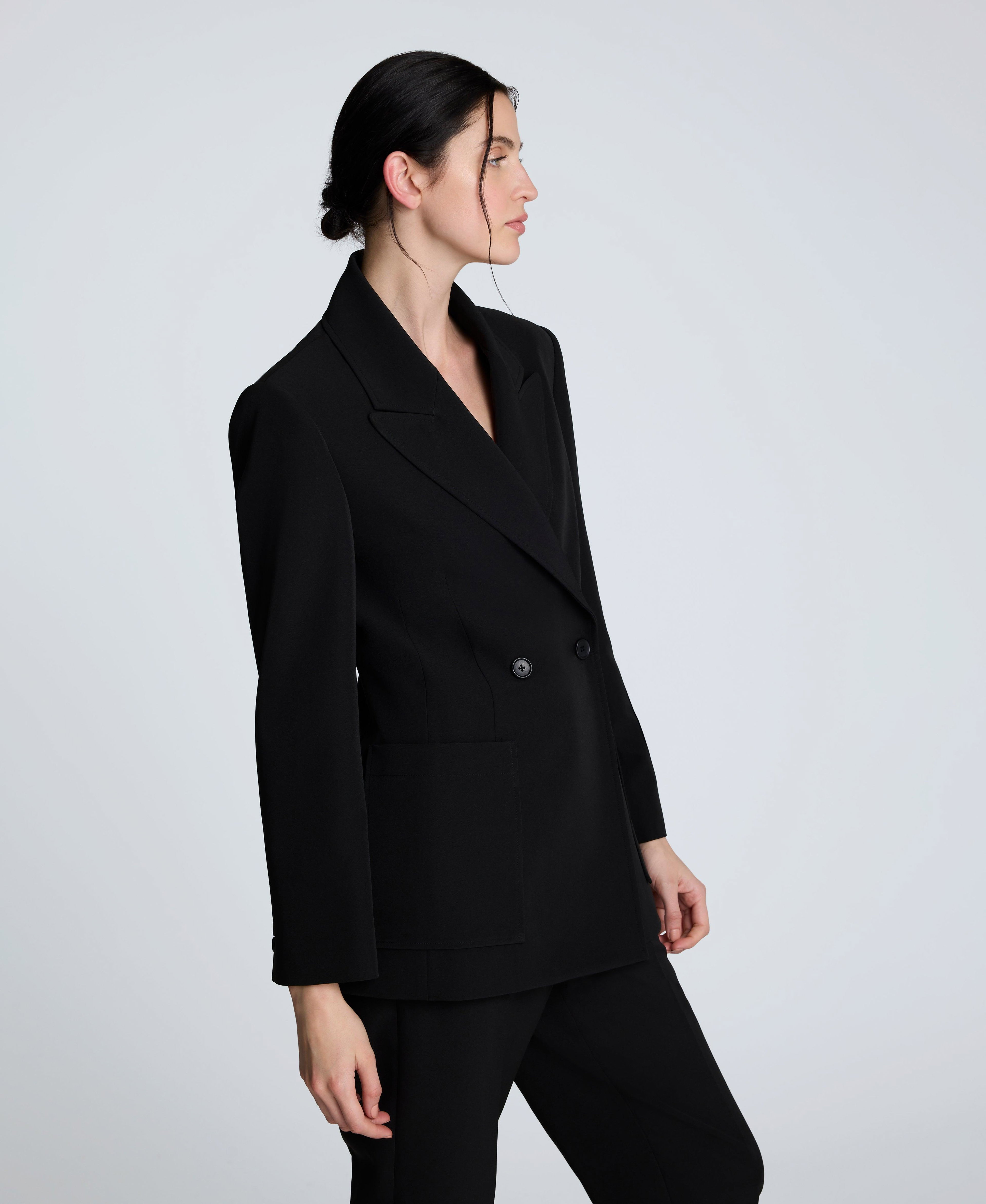 Kenneth Cole | Luxe Twill Double Breasted Jacket by KENNETH COLE