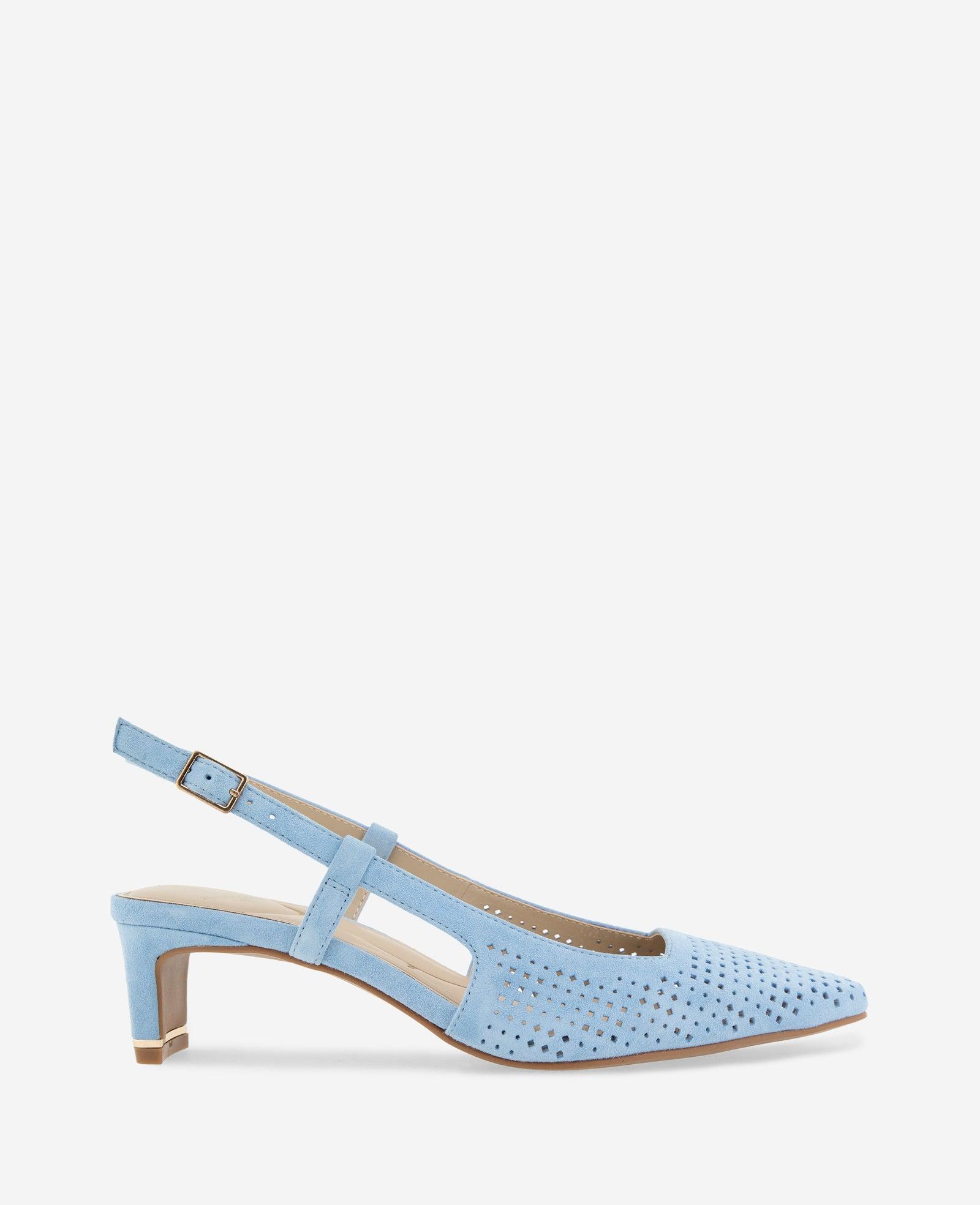 Kenneth Cole | Marbella Perforated Suede Slingback Heel by KENNETH COLE
