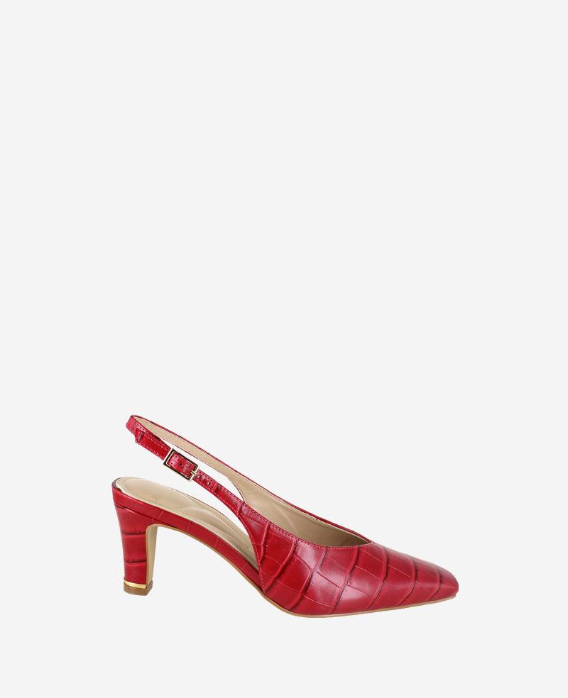 Kenneth Cole | Meilani Embossed Croco Point Toe Slingback by KENNETH COLE