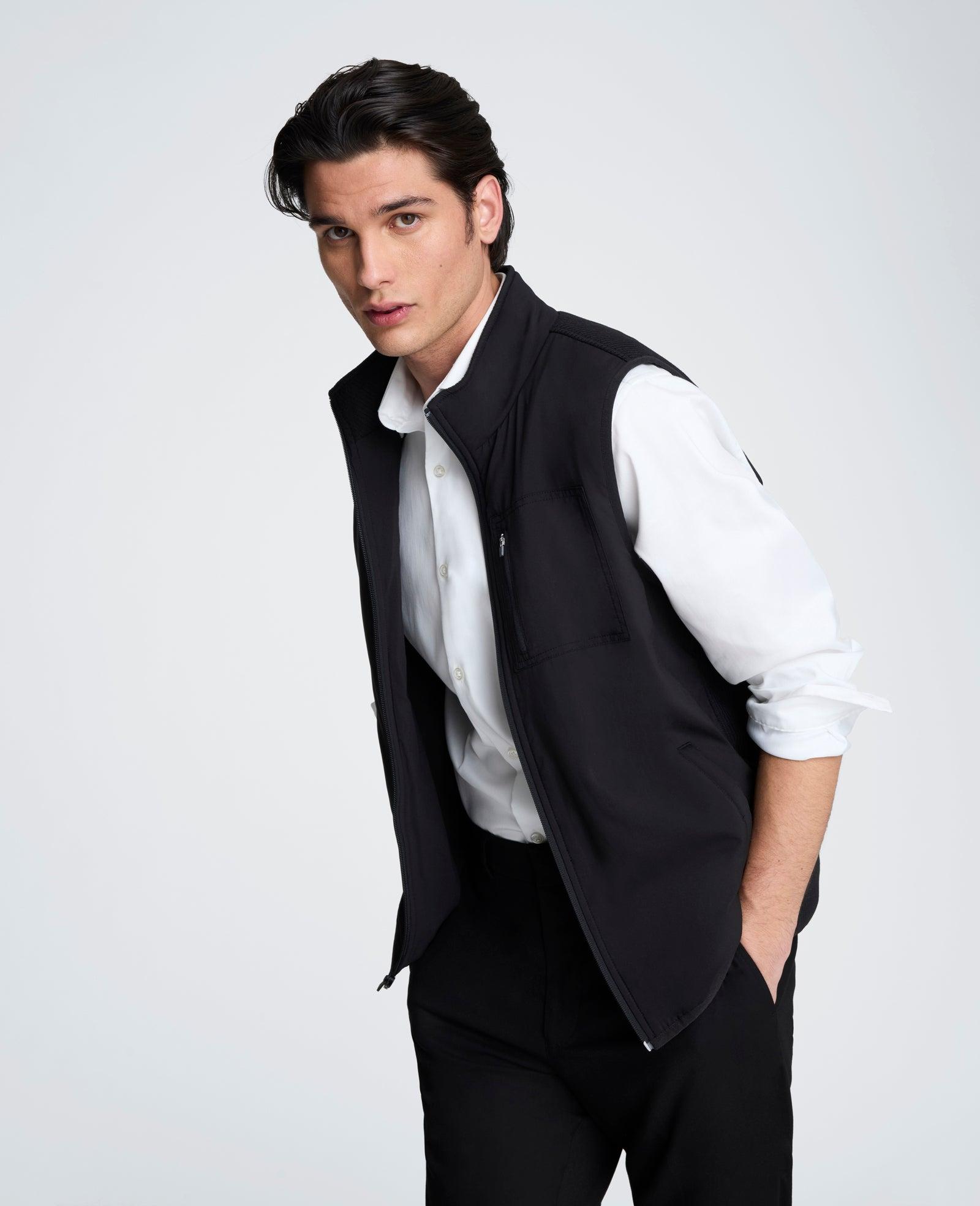 Kenneth Cole | Mixed Media Vest by KENNETH COLE