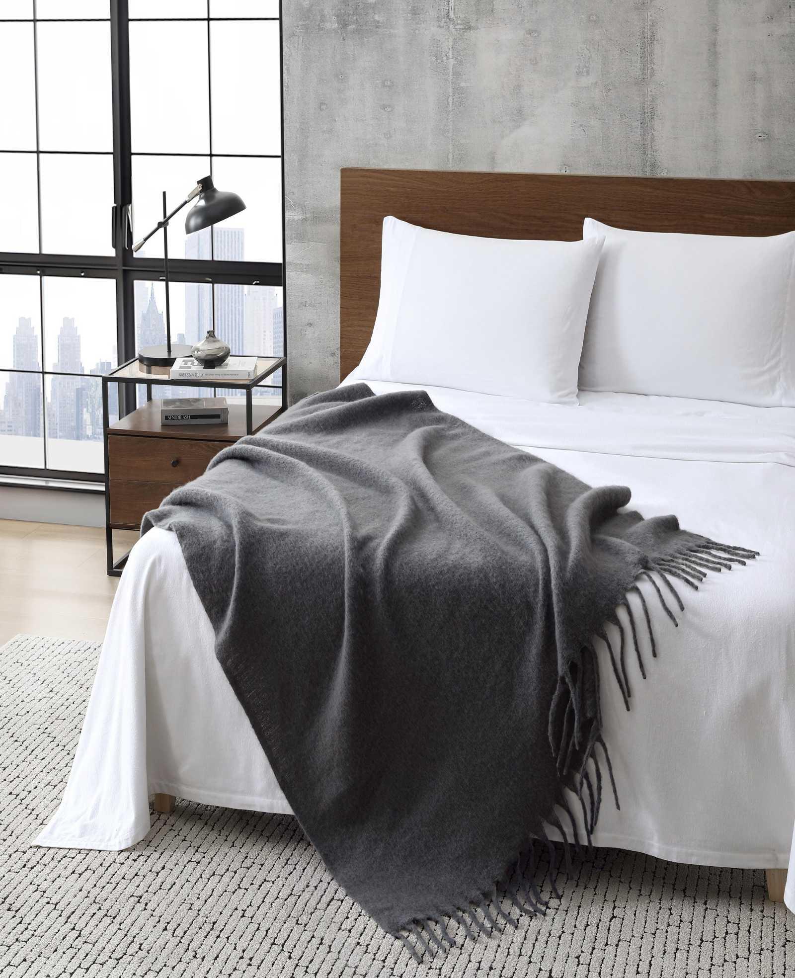 Kenneth Cole | Mohair Throw Blanket by KENNETH COLE