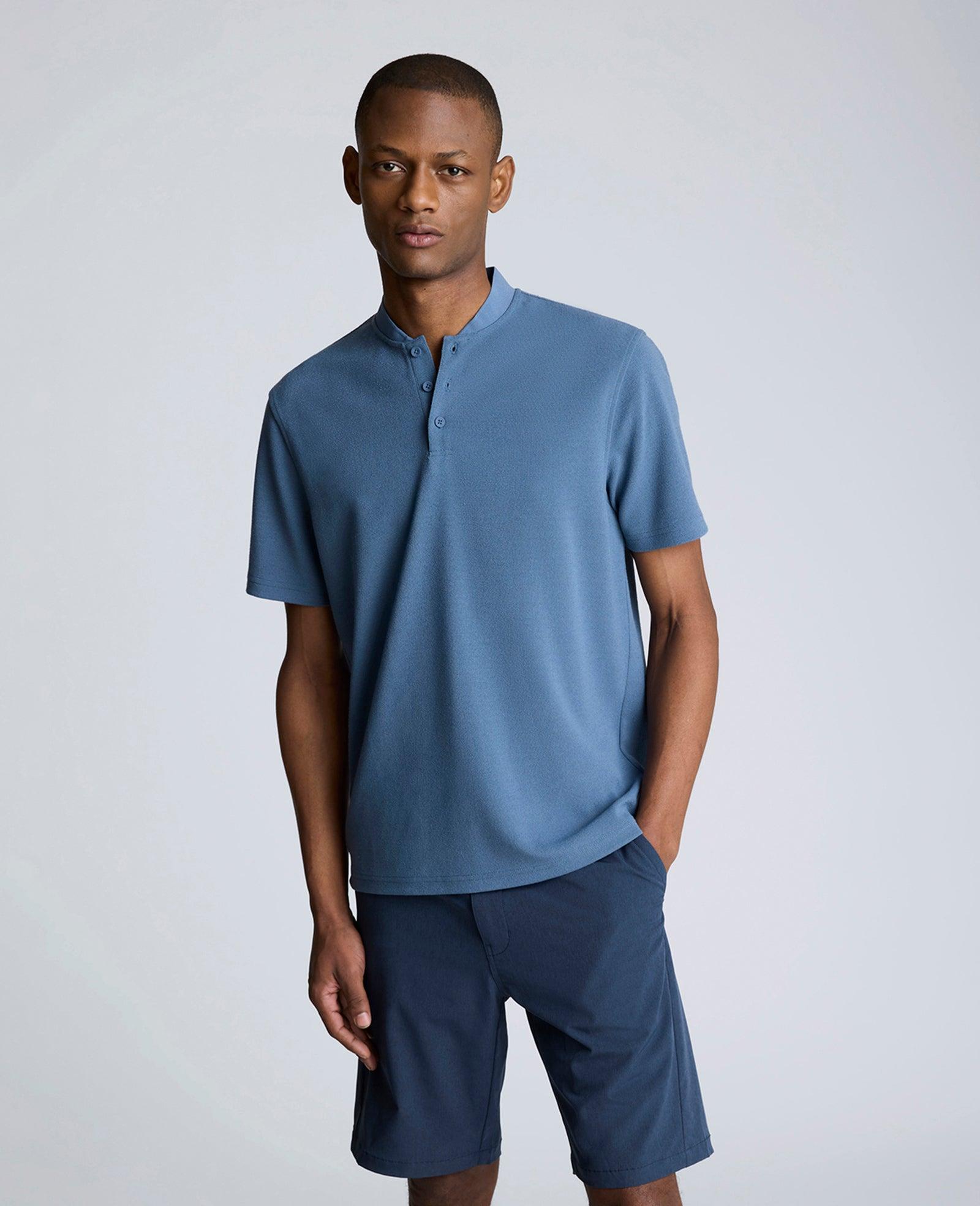 Kenneth Cole | Performance Band-Collar Henley by KENNETH COLE