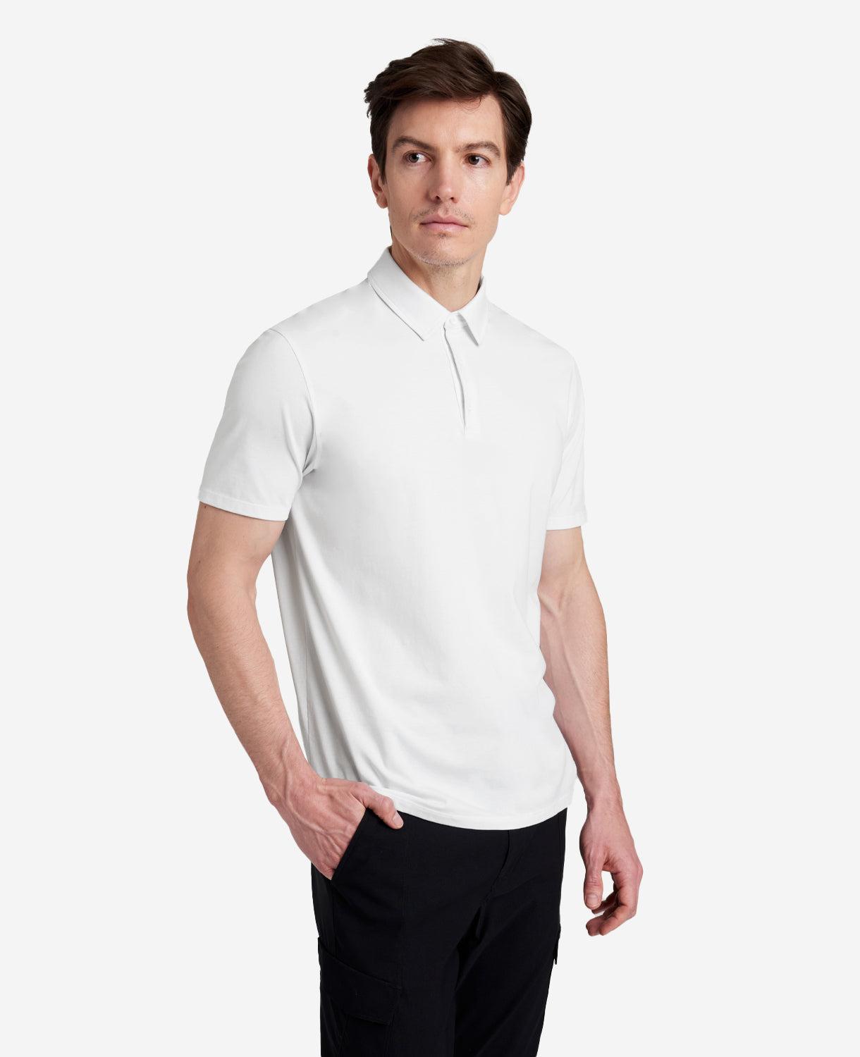 Kenneth Cole | Performance Button Polo by KENNETH COLE