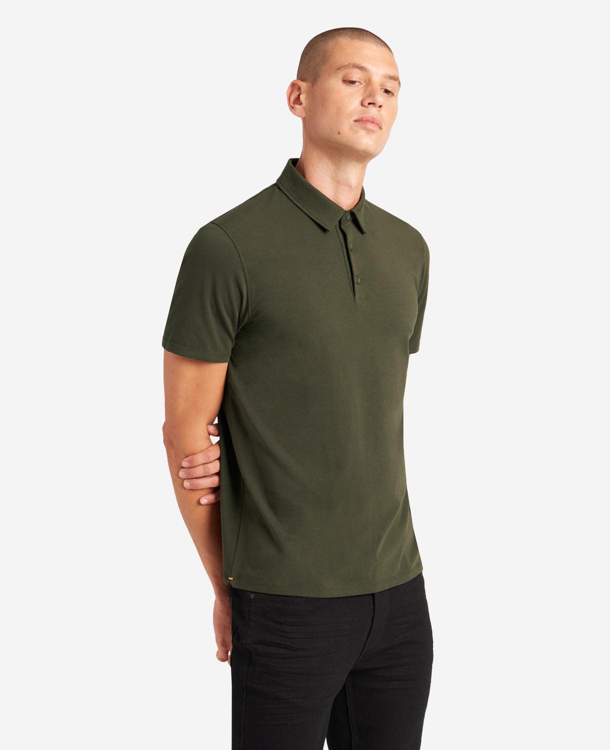 Kenneth Cole | Performance Button Polo by KENNETH COLE