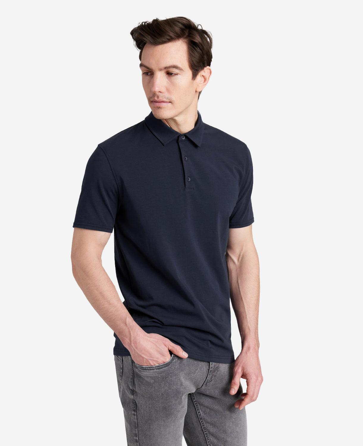 Kenneth Cole | Performance Button Polo by KENNETH COLE