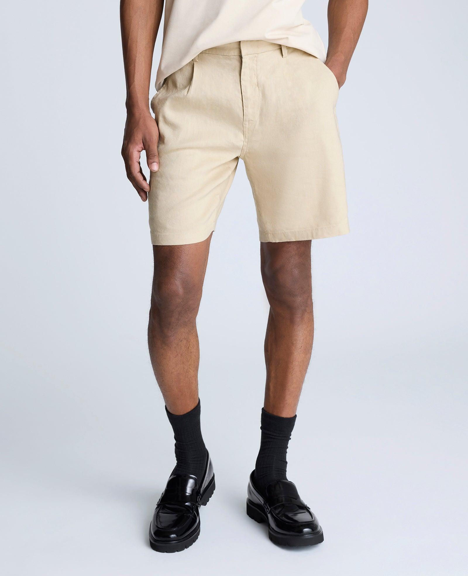 Kenneth Cole | Performance Pleated Linen Short by KENNETH COLE