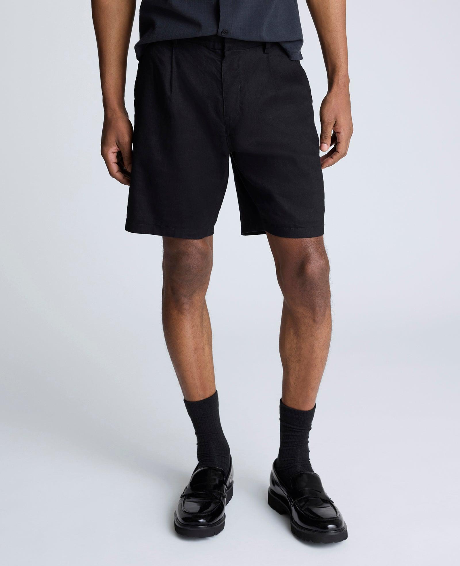 Kenneth Cole | Performance Pleated Linen Short by KENNETH COLE