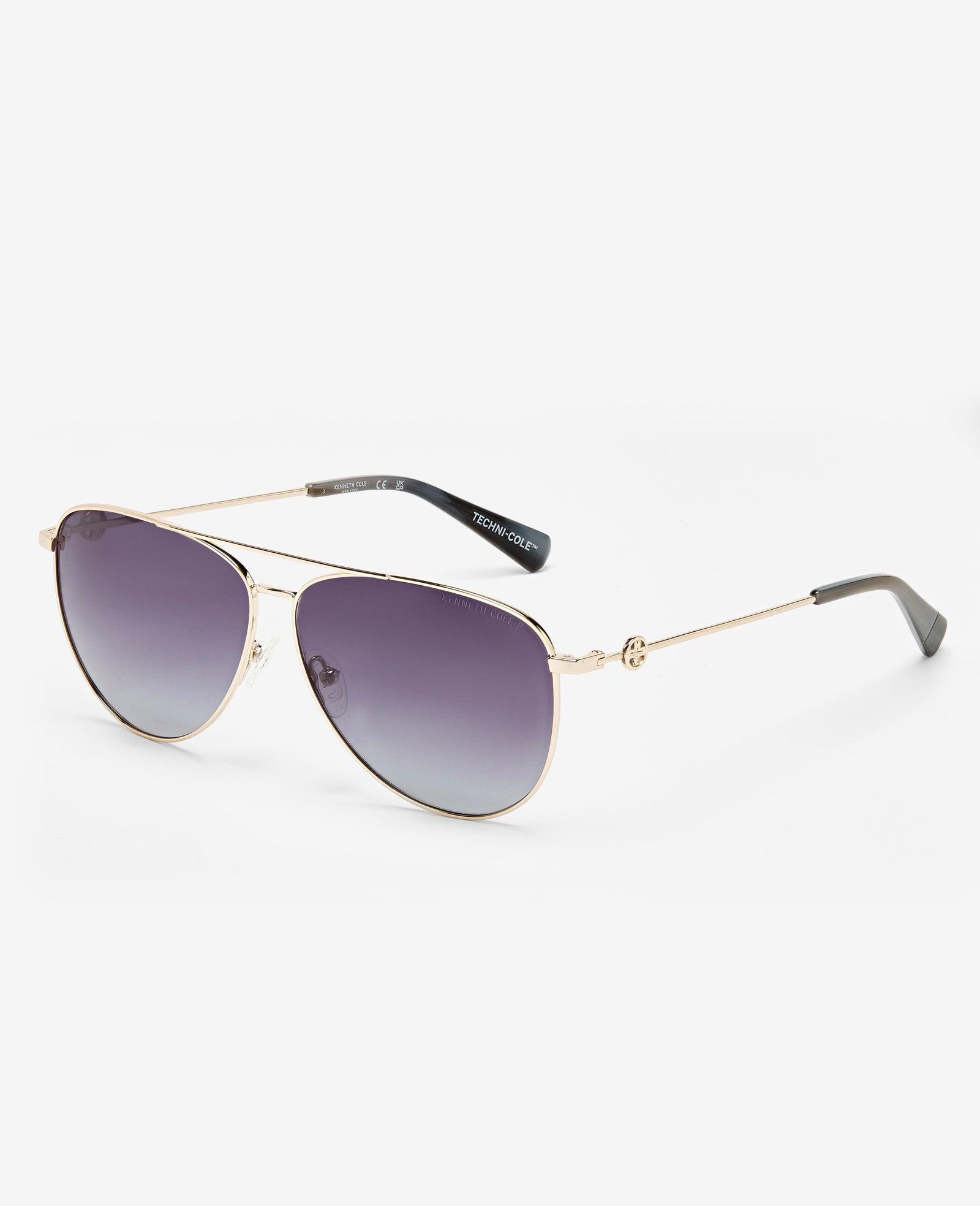 Kenneth Cole | Pilot Titanium Aviator Sunglasses by KENNETH COLE