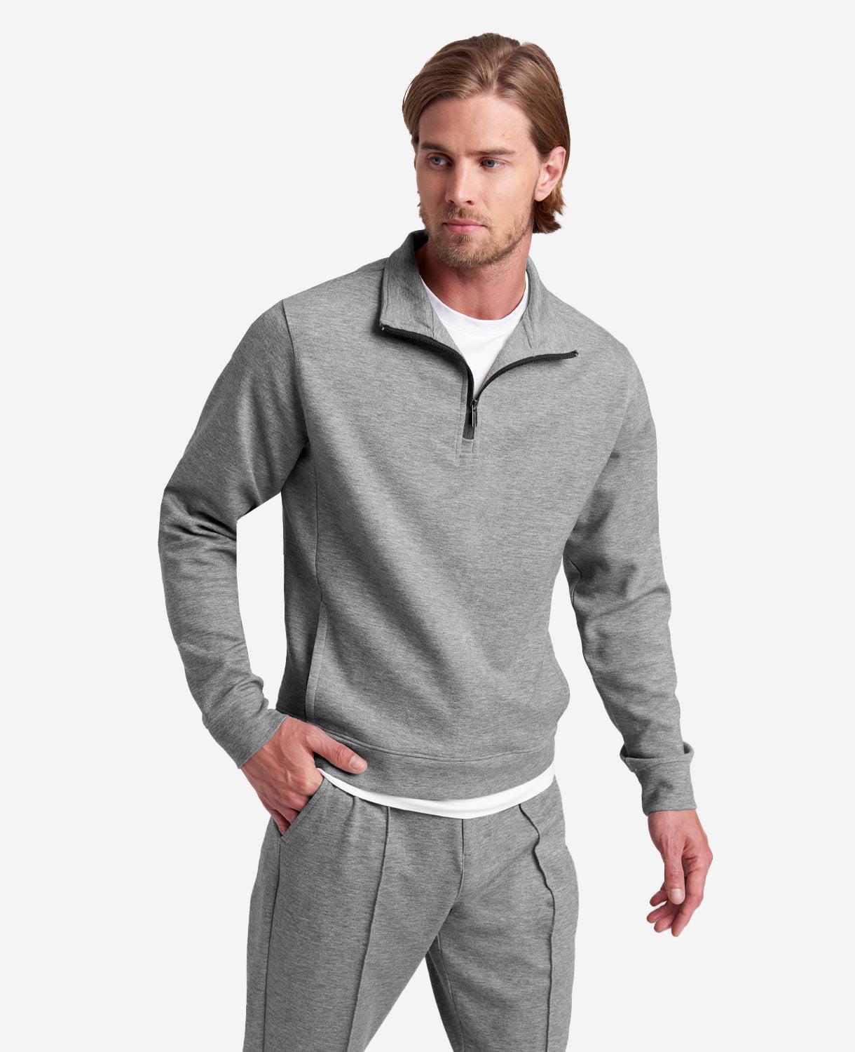 Kenneth Cole | Quarter-Zip Mock Knit Jacket by KENNETH COLE