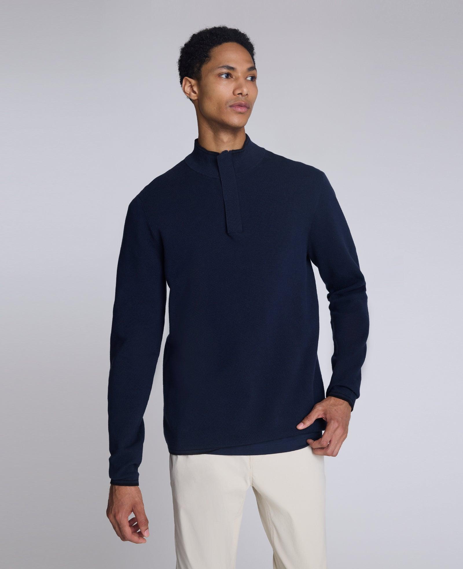 Kenneth Cole | Quarterzip Pullover Sweater by KENNETH COLE