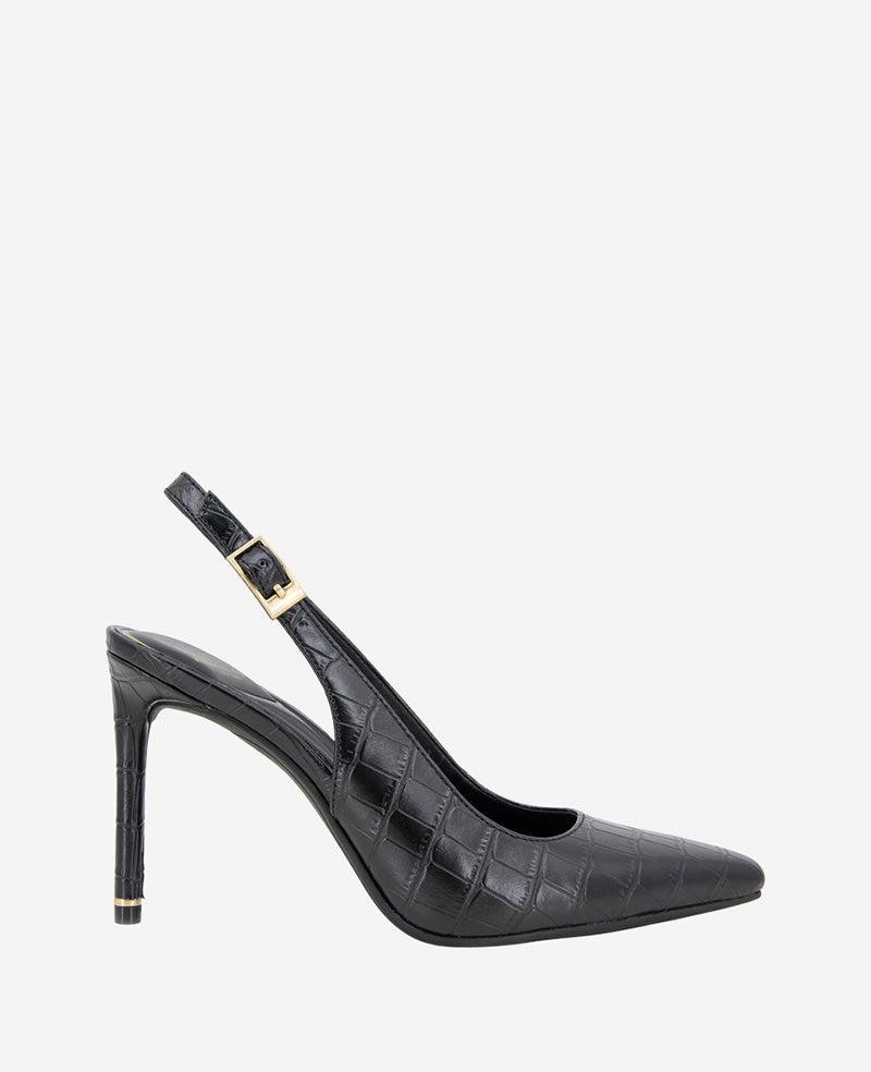 Kenneth Cole | Quinnly Leather Croco Slingback Heel by KENNETH COLE