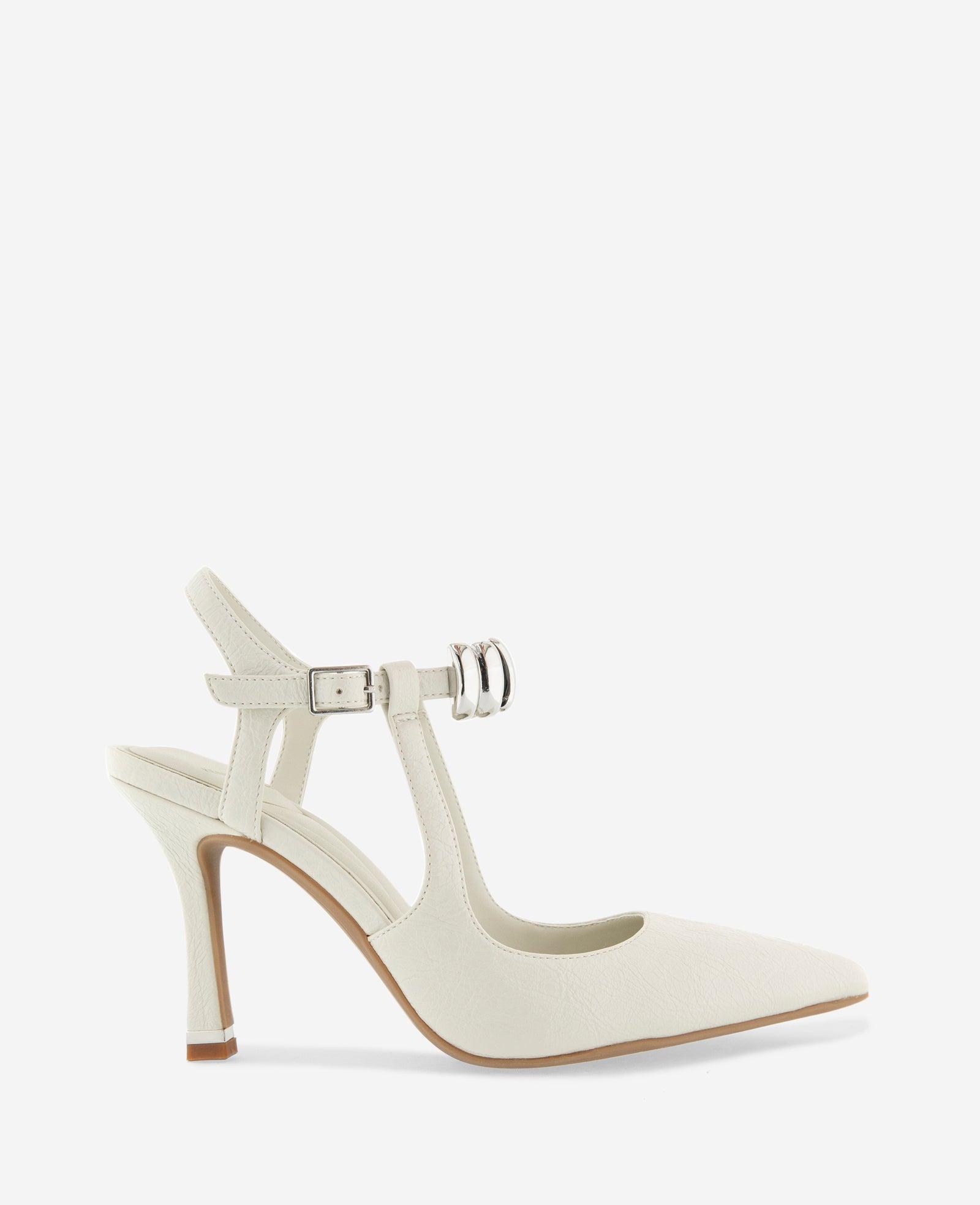 Kenneth Cole | Romi Patent Hardware Ankle Slingback Heel by KENNETH COLE