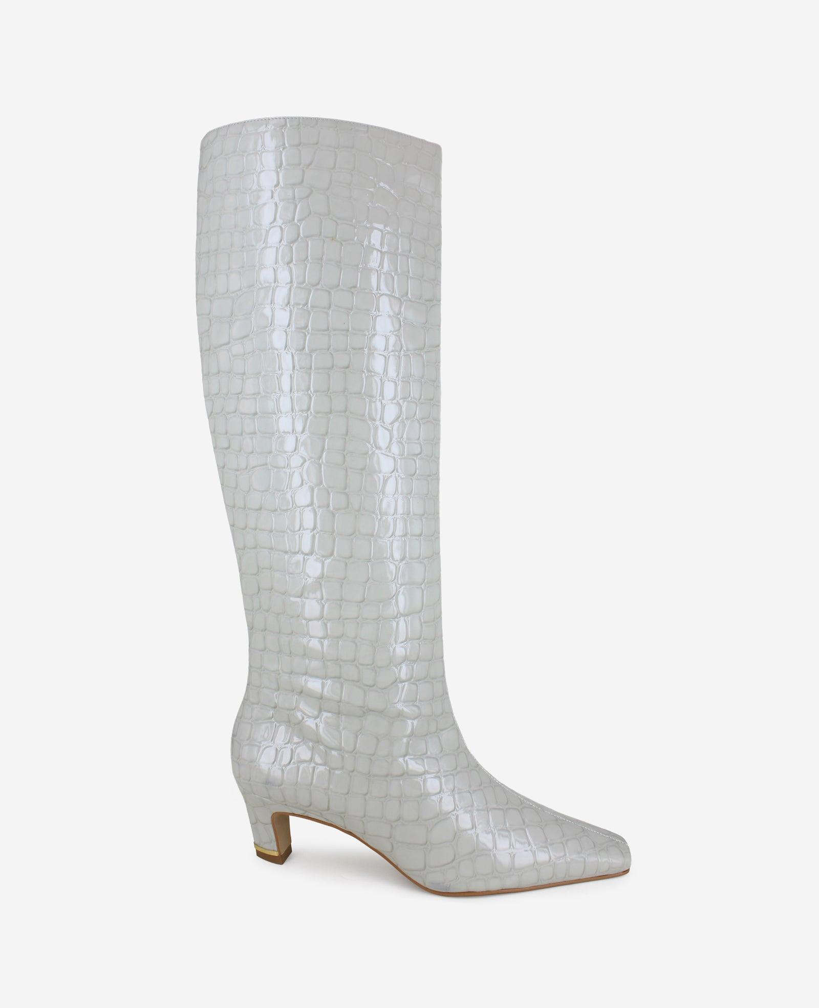 Kenneth Cole | Rubia Croco Patent Tall Heel Boot by KENNETH COLE
