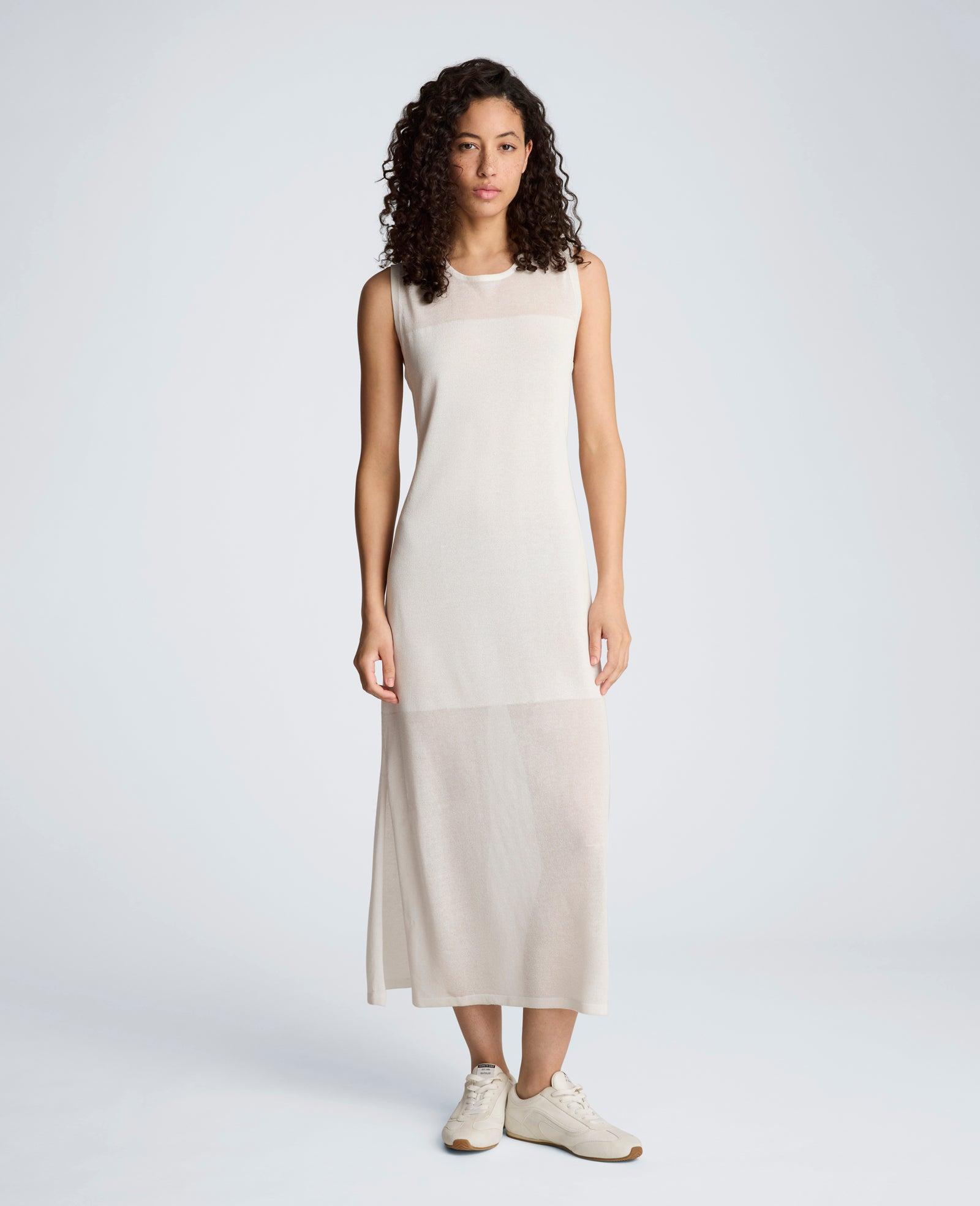 Kenneth Cole | Semi Sheer Dress With Side Slits by KENNETH COLE