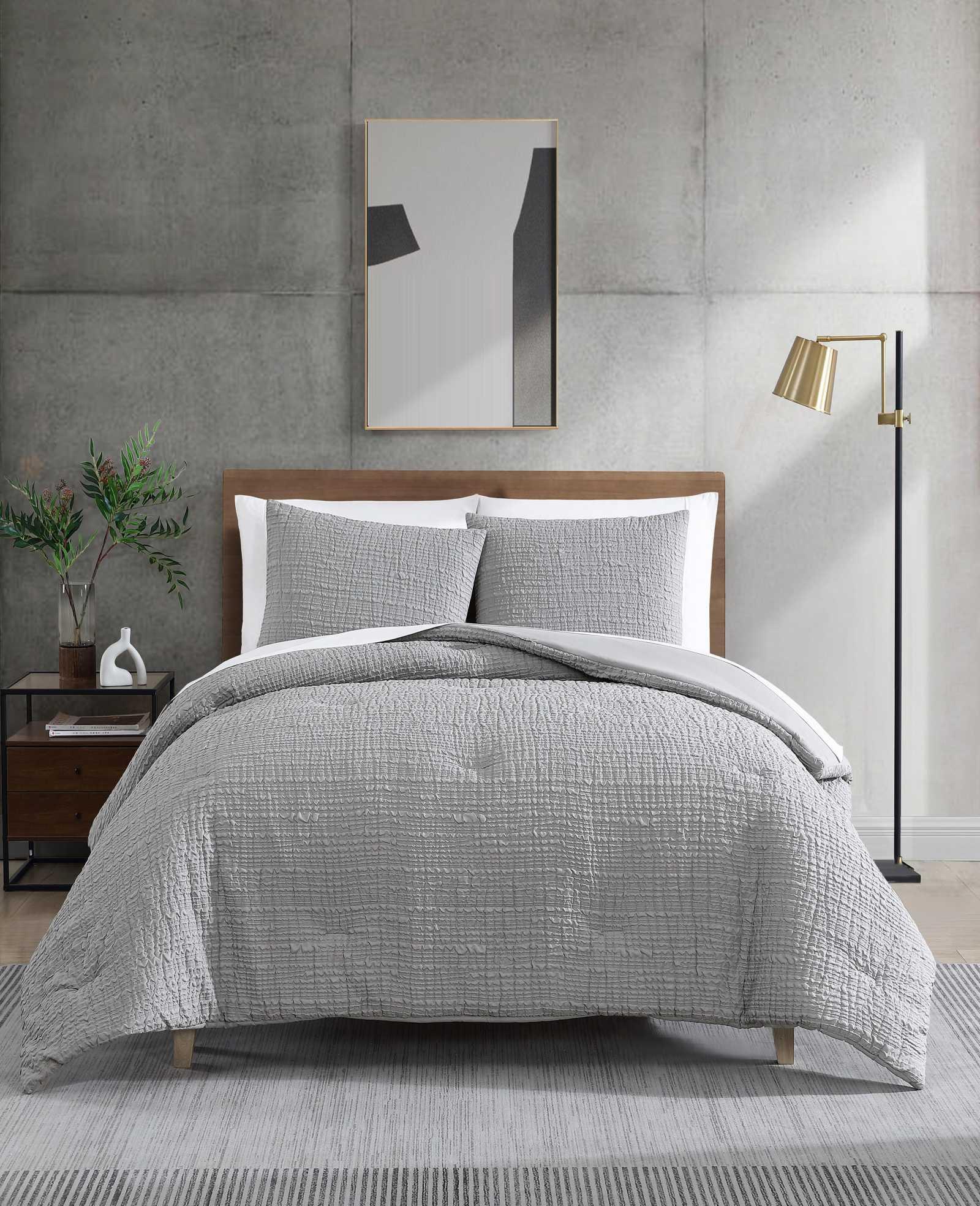 Kenneth Cole | Serenity Wavy Lines Comforter Set by KENNETH COLE