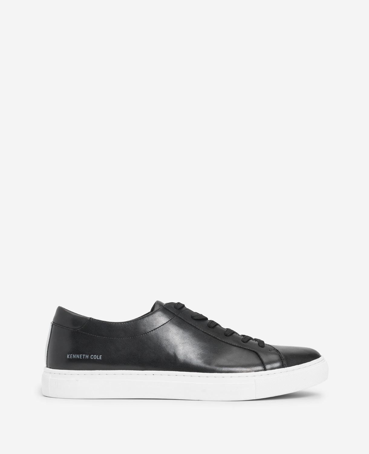 Kenneth Cole | Site Exclusive! Men's Kam Leather Sneaker With Logo by KENNETH COLE