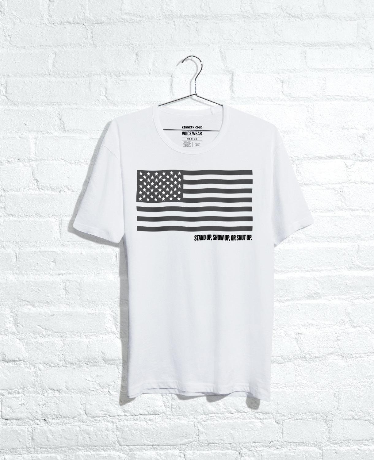 Kenneth Cole | Site Exclusive! Stand Up, Show Up, Or Shut Up T-Shirt by KENNETH COLE