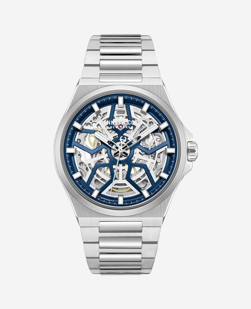 Kenneth Cole | Skeleton Automatic Bracelet Watch by KENNETH COLE