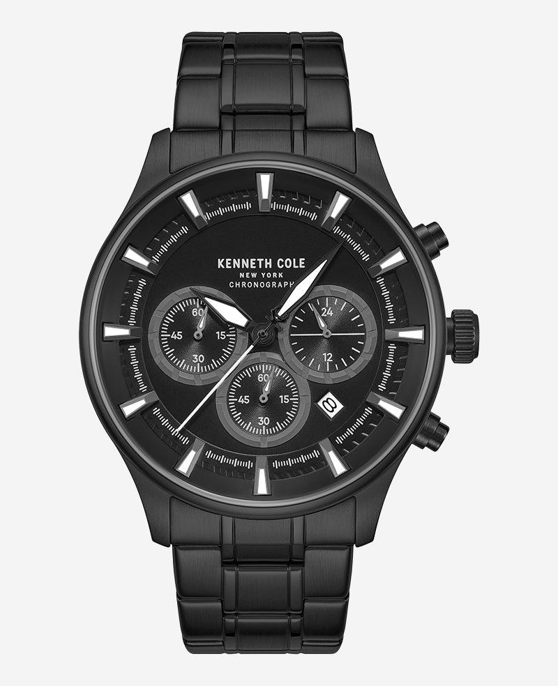 Kenneth Cole | Skeleton Automatic Stainless Bracelet Watch by KENNETH COLE