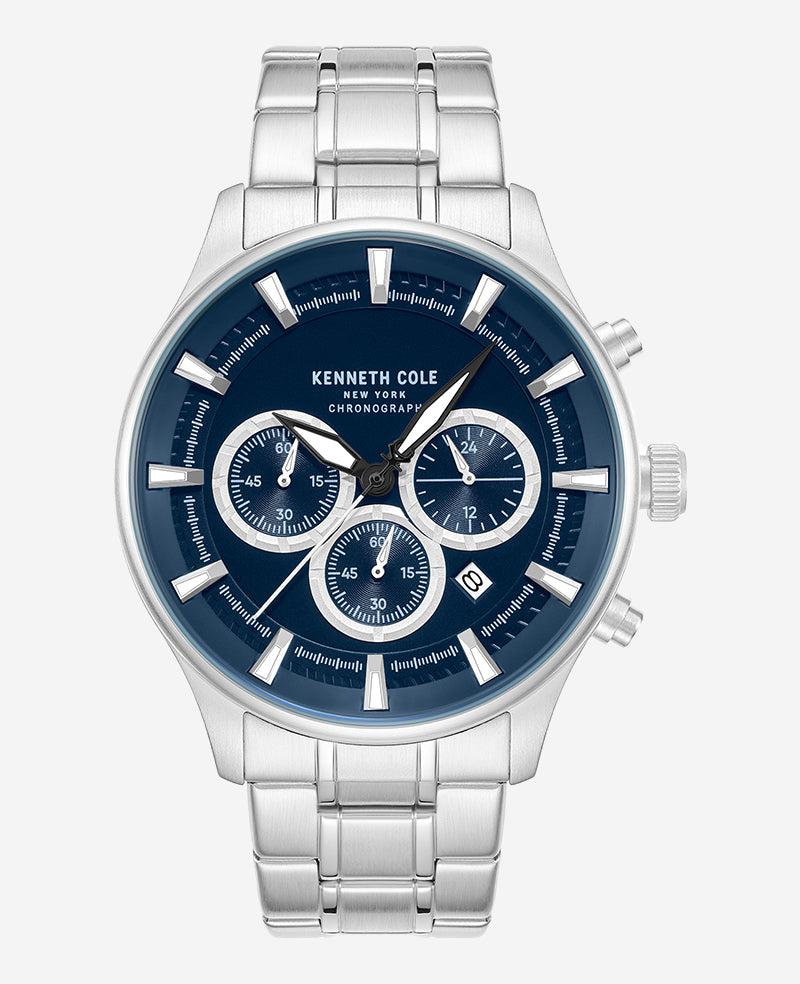 Kenneth Cole | Skeleton Automatic Stainless Bracelet Watch by KENNETH COLE